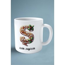 Noel Yeni Yıl Yeniyıl Hediye Isimli Kişiye Özel 2024 Baskılı Kupa Bardak Ş Harfi