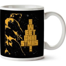 Luke Cage Sweet Christmas Tree Snow Marvel Defenders Iki Tarafı Baskılı Kupa Bardak