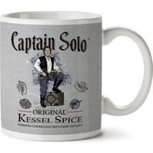 Star Wars Captain Solo Original Kessel Spice Iki Tarafı Baskılı Kupa Bardak