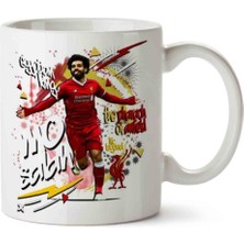 Mohamed Salah Muhammed Salah Iki Tarafı Baskılı Kupa Bardak