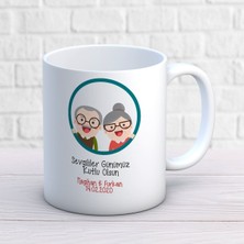 Sevgililer Günü Kişiye Özel Seni Çok Seviyorum Yaşlılık Kupa Bardak