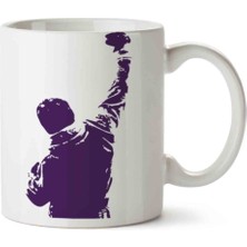 Rocky Balboa Apollo Creed (2) Iki Tarafı Baskılı Kupa Bardak