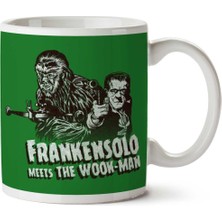 Frankensolo Meets The Wook Man Star Wars B Movie Iki Tarafı Baskılı Kupa Bardak