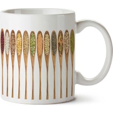 Baharatlar Iki Tarafı Baskılı Kupa Bardak