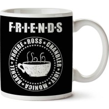 Friends Central Perk Coffee Iki Tarafı Baskılı Kupa Bardak