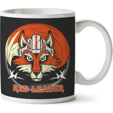 Red Leader Fox Star Wars Iki Tarafı Baskılı Kupa Bardak