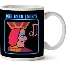 Twin Peaks One Eye Jacks Iki Tarafı Baskılı Kupa Bardak