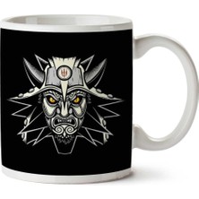 The Witcher White Wolf Iki Tarafı Baskılı Kupa Bardak