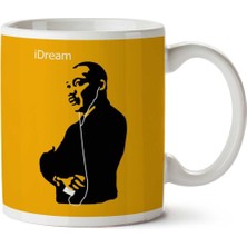 Idream Martin Luther King Jr Ipod Iki Tarafı Baskılı Kupa Bardak