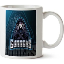 Gunner Iki Tarafı Baskılı Kupa Bardak