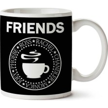 Friends Ramones Logo Iki Tarafı Baskılı Kupa Bardak