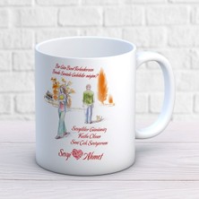 Sevgililer Günü Kişiye Özel Seni Çok Seviyorum Terkedersem Kupa Bardak