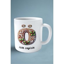 Noel Yeni Yıl Yeniyıl Hediye Isimli Kişiye Özel 2024 Baskılı Kupa Bardak Ö Harfi