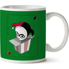 Harley Quinn Suicide Squad Christmas Playing Card Iki Tarafı Baskılı Kupa Bardak