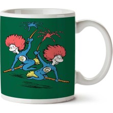 Thing Fred And Thing George Iki Tarafı Baskılı Kupa Bardak
