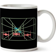 Death Star Trench Targeting Computer Star Wars Iki Tarafı Baskılı Kupa Bardak