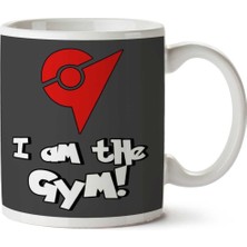 Pokemon Go I Am The Gym Red Iki Tarafı Baskılı Kupa Bardak