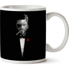 Metal Gear Solid The Bossfather The Godfather Iki Tarafı Baskılı Kupa Bardak