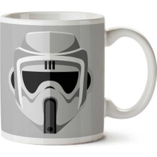 Star Wars Scout Trooper Biker Episode Vı Return Of The Jedi Iki Tarafı Baskılı Kupa Bardak