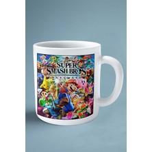 Super Mario Oyun Baskılı Kupa Bardak Çift Taraflı Kişiye Özel Model 33