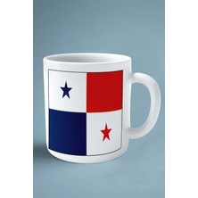 Panama Bayrak Baskılı Kupa Bardak Çift Taraflı Kişiye Özel