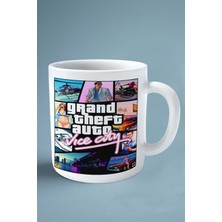 Grand Theft Auto Gta Oyun Baskılı Kupa Bardak Çift Taraflı Kişiye Özel Model 26