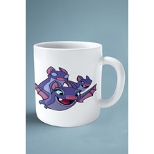 Yarasa Baskılı Kupa Bardak Çift Taraflı Kişiye Özel Model 6