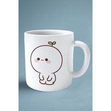 Sevgililer Günü Sevgili Kişiye Özel Baskılı Kupa Bardak Çift Taraflı Baskı Model 57 Yonca