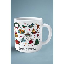 2024 Yılbaşı Noel Isimli Baskılı Kupa Bardak Kahve