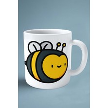 Arı Baskılı Kupa Bardak Çift Taraflı Kişiye Özel Model 4