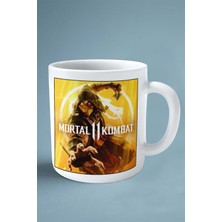 Mortal Kombat Oyun Baskılı Kupa Bardak Çift Taraflı Baskı Kişiye Özel Model 2