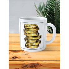 Altın Baskılı Kupa Bardak Kişiye Özel Desen 1