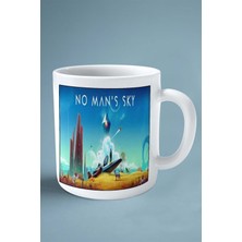 No Man Sky Oyun Baskılı Kupa Bardak Çift Taraflı Baskı Kişiye Özel Model 1