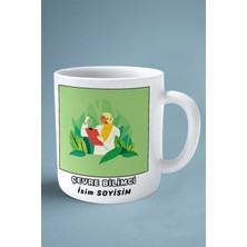 Çevrebilimci Çevre Bilimci Meslek Baskılı Kupa Bardak Çift Taraflı Baskı Kişiye Özel Model 4