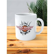 Off Road Offroad Baskılı Kupa Bardak Kişiye Özel Model 1