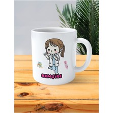 Hemşire Baskılı Kupa Bardak Hareket Hemşire