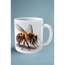 Arı Baskılı Kupa Bardak Çift Taraflı Kişiye Özel Model 3