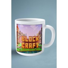 Block Craft Mobil Oyun Baskılı Kupa Bardak Çift Taraflı Baskı Kişiye Özel Model 5