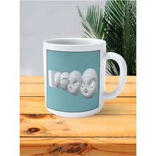 3D Desenleme Baskılı Kupa Bardak Kişiye Özel Desen 3