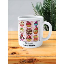 Tatlıcı Tatlı Meslek Baskılı Kupa Bardak Çift Taraflı Baskı Kişiye Özel Model 8