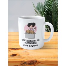 Veteriner Baskılı Kupa Bardak Isimli Kişiye Özel Dünyanın En Iyi Veterineri Iğneli