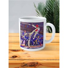 Taekwondo Tekvando Baskılı Kupa Bardak Kişiye Özel Desen 5