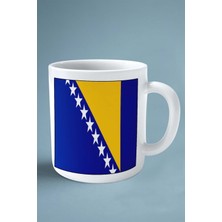 Bosna Hersek Bosnia And Herzegovinabayrak Baskılı Kupa Bardak Çift Taraflı Kişiye Özel
