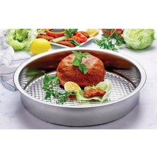 Çiğ Köfte Yoğurma Tepsisi 3 No 43 Cm, Şık ve Dayanıklı Metal Tasarım