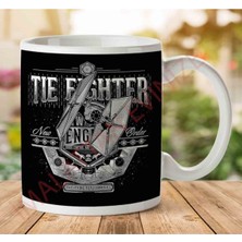 New Order Tie Fighter Star Wars Iki Tarafı Baskılı Kupa Bardak