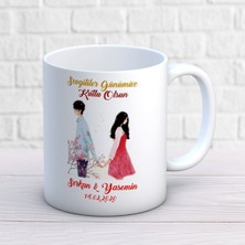 Kişiye Özel Sevgililer Günü Seni Çok Seviyorum (15) Kupa Bardak