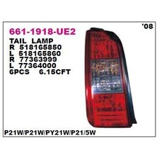 DEPO-661-1918R-UE - Stop Lambası Sag Fıat Idea 04-