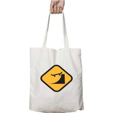 Skate Iki Tarafı Kalıcı Baskılı Yıkanabilir Çanta