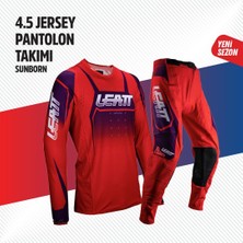 Leatt Kırmızı Mor Jersey Pantolon Takımı