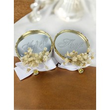 Yuvarlak Aynalı Yüzük Yükseltici, Şık ve Zarif Takı Aksesuarı